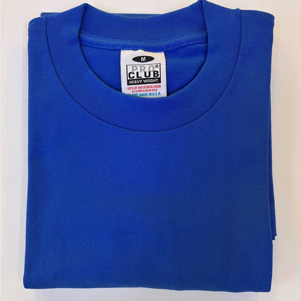 Pro Club Men's Classic Blue Tee